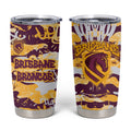 Brisbane Broncos Rugby Tumbler Cup Graffiti Typography Urban Camo Abstract Street Style