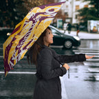 Brisbane Broncos Rugby Umbrella Graffiti Typography Urban Camo Abstract Street Style