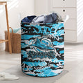 Cronulla-Sutherland Sharks Rugby Laundry Basket Graffiti Typography Urban Camo Abstract Street Style