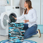 Cronulla-Sutherland Sharks Rugby Laundry Basket Graffiti Typography Urban Camo Abstract Street Style