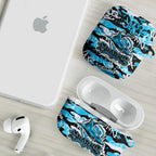 Cronulla-Sutherland Sharks Rugby AirPods Case Graffiti Typography Urban Camo Abstract Street Style