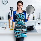 Cronulla-Sutherland Sharks Rugby Apron Graffiti Typography Urban Camo Abstract Street Style