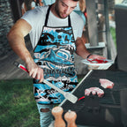 Cronulla-Sutherland Sharks Rugby Apron Graffiti Typography Urban Camo Abstract Street Style