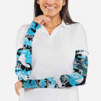 Cronulla-Sutherland Sharks Rugby Arm Sleeves Graffiti Typography Urban Camo Abstract Street Style