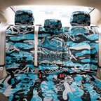 Cronulla-Sutherland Sharks Rugby Back Car Seat Cover Graffiti Typography Urban Camo Abstract Street Style