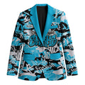Cronulla-Sutherland Sharks Rugby Blazer Graffiti Typography Urban Camo Abstract Street Style