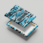 Cronulla-Sutherland Sharks Rugby Canvas Wall Art Graffiti Typography Urban Camo Abstract Street Style