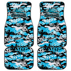 Cronulla-Sutherland Sharks Rugby Car Mats Graffiti Typography Urban Camo Abstract Street Style