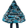Cronulla-Sutherland Sharks Rugby Cloak Graffiti Typography Urban Camo Abstract Street Style