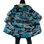 Cronulla-Sutherland Sharks Rugby Cloak Graffiti Typography Urban Camo Abstract Street Style