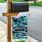 Cronulla-Sutherland Sharks Rugby Garden Flag Graffiti Typography Urban Camo Abstract Street Style