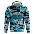 Cronulla-Sutherland Sharks Rugby Hoodie Graffiti Typography Urban Camo Abstract Street Style