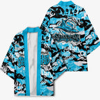 Cronulla-Sutherland Sharks Rugby Kimono Graffiti Typography Urban Camo Abstract Street Style
