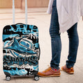 Cronulla-Sutherland Sharks Rugby Luggage Cover Graffiti Typography Urban Camo Abstract Street Style