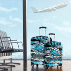 Cronulla-Sutherland Sharks Rugby Luggage Cover Graffiti Typography Urban Camo Abstract Street Style