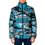 Cronulla-Sutherland Sharks Rugby Padded Jacket Graffiti Typography Urban Camo Abstract Street Style