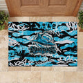 Cronulla-Sutherland Sharks Rugby Rubber Doormat Graffiti Typography Urban Camo Abstract Street Style