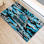 Cronulla-Sutherland Sharks Rugby Rubber Doormat Graffiti Typography Urban Camo Abstract Street Style