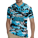 Cronulla-Sutherland Sharks Rugby Rugby Jersey Graffiti Typography Urban Camo Abstract Street Style