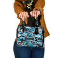Cronulla-Sutherland Sharks Rugby Shoulder Handbag Graffiti Typography Urban Camo Abstract Street Style