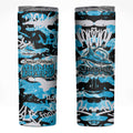 Cronulla-Sutherland Sharks Rugby Skinny Tumbler Graffiti Typography Urban Camo Abstract Street Style