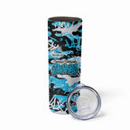 Cronulla-Sutherland Sharks Rugby Skinny Tumbler Graffiti Typography Urban Camo Abstract Street Style