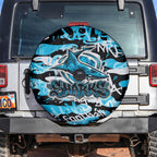 Cronulla-Sutherland Sharks Rugby Spare Tire Cover Graffiti Typography Urban Camo Abstract Street Style