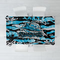 Cronulla-Sutherland Sharks Rugby Tablecloth Graffiti Typography Urban Camo Abstract Street Style