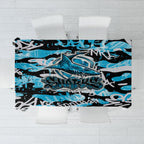 Cronulla-Sutherland Sharks Rugby Tablecloth Graffiti Typography Urban Camo Abstract Street Style