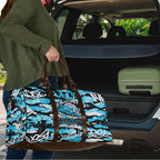 Cronulla-Sutherland Sharks Rugby Travel Bag Graffiti Typography Urban Camo Abstract Street Style