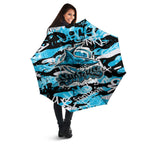 Cronulla-Sutherland Sharks Rugby Umbrella Graffiti Typography Urban Camo Abstract Street Style