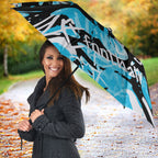 Cronulla-Sutherland Sharks Rugby Umbrella Graffiti Typography Urban Camo Abstract Street Style