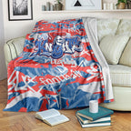 Newcastle Knights Rugby Blanket Graffiti Typography Urban Camo Abstract Street Style