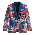 Newcastle Knights Rugby Blazer Graffiti Typography Urban Camo Abstract Street Style