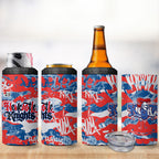 Newcastle Knights Rugby 4 in 1 Can Cooler Tumbler Graffiti Typography Urban Camo Abstract Street Style