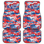 Newcastle Knights Rugby Car Mats Graffiti Typography Urban Camo Abstract Street Style
