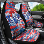 Newcastle Knights Rugby Car Seat Cover Graffiti Typography Urban Camo Abstract Street Style