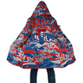 Newcastle Knights Rugby Cloak Graffiti Typography Urban Camo Abstract Street Style