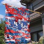 Newcastle Knights Rugby Garden Flag Graffiti Typography Urban Camo Abstract Street Style