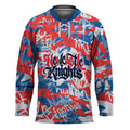 Newcastle Knights Rugby Hockey Jersey Graffiti Typography Urban Camo Abstract Street Style