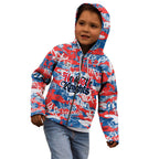 Newcastle Knights Rugby Kid Hoodie Graffiti Typography Urban Camo Abstract Street Style