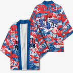 Newcastle Knights Rugby Kimono Graffiti Typography Urban Camo Abstract Street Style