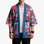 Newcastle Knights Rugby Kimono Graffiti Typography Urban Camo Abstract Street Style
