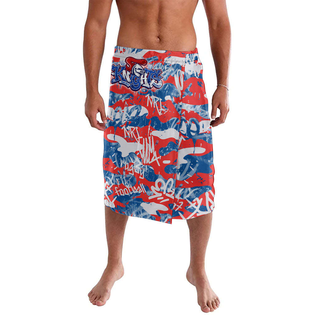 Newcastle Knights Rugby Lavalava Graffiti Typography Urban Camo Abstract Street Style