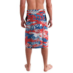 Newcastle Knights Rugby Lavalava Graffiti Typography Urban Camo Abstract Street Style