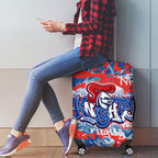 Newcastle Knights Rugby Luggage Cover Graffiti Typography Urban Camo Abstract Street Style