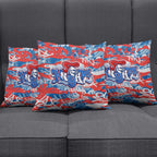 Newcastle Knights Rugby Pillow Cover Graffiti Typography Urban Camo Abstract Street Style