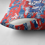 Newcastle Knights Rugby Pillow Cover Graffiti Typography Urban Camo Abstract Street Style