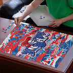 Newcastle Knights Rugby Puzzle Graffiti Typography Urban Camo Abstract Street Style