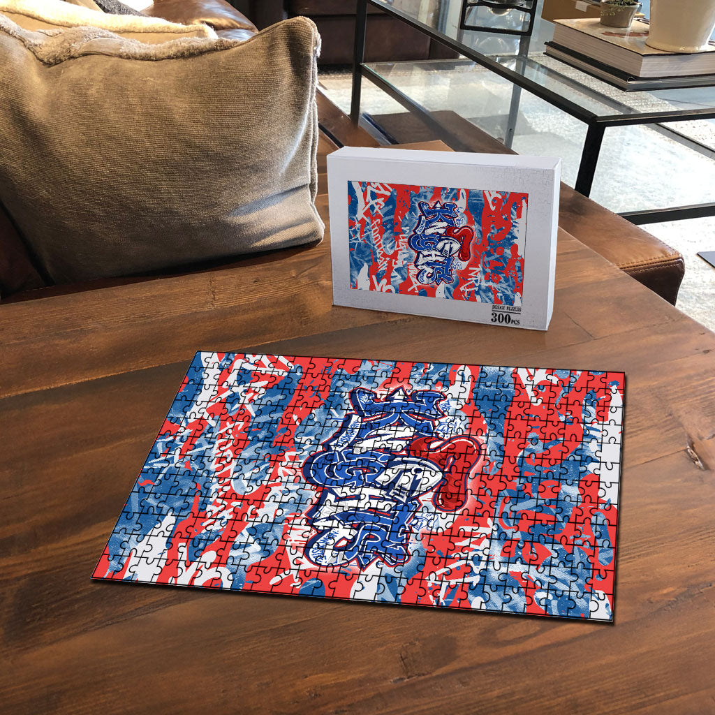Newcastle Knights Rugby Puzzle Graffiti Typography Urban Camo Abstract Street Style